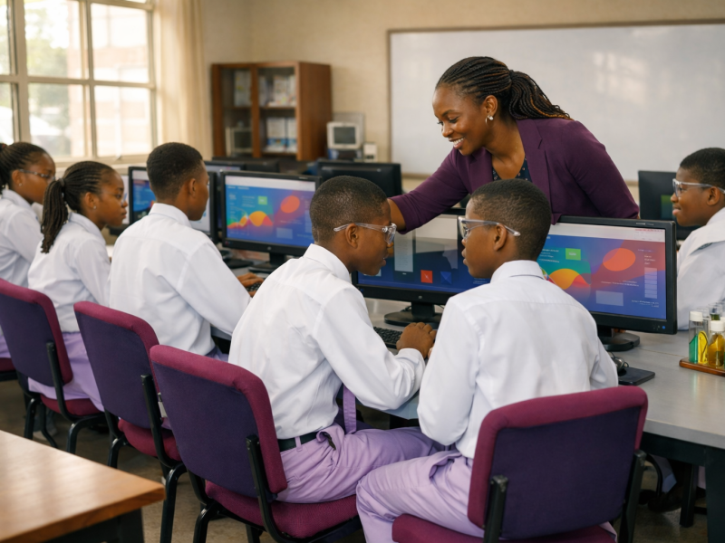 Science and computer lab session